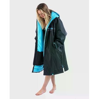 DRYROBE Advance Long Sleeve Schwarz Camo Blau L