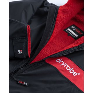 DRYROBE Advance Long Sleeve Schwarz Rot S REMIX