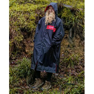 DRYROBE Advance Long Sleeve Schwarz Rot S REMIX