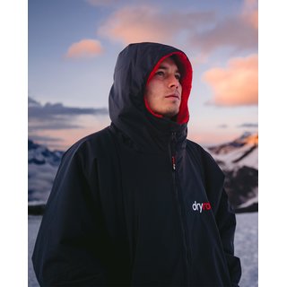 DRYROBE Advance Long Sleeve Schwarz Rot S REMIX