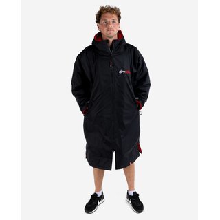 DRYROBE Advance Long Sleeve Schwarz Rot S