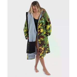 DRYROBE Advance Long Sleeve Gr�n Camo Grau M REMIX