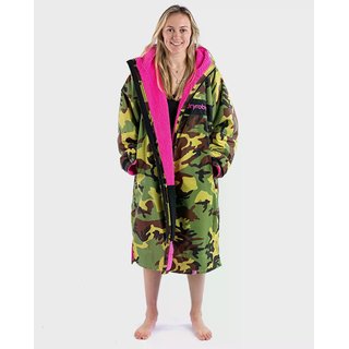 DRYROBE Advance Long Sleeve Gr�n Camo Pink M REMIX
