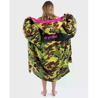 DRYROBE Advance Long Sleeve Gr�n Camo Pink M REMIX