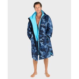 DRYROBE Advance Long Sleeve Blau Camo Blau XXL