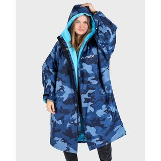 DRYROBE Advance Long Sleeve Blau Camo Blau XL