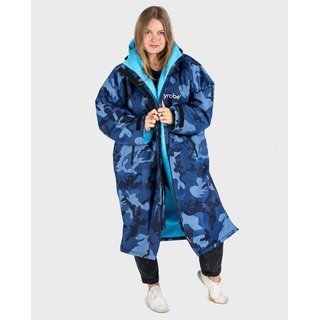DRYROBE Advance Long Sleeve Blau Camo Blau S