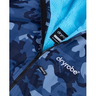 DRYROBE Advance Long Sleeve Blau Camo Blau XS