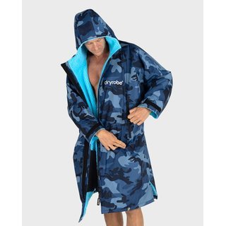 DRYROBE Advance Long Sleeve Blau Camo Blau XS