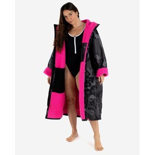 DRYROBE Advance Long Sleeve Schwarz Camo Pink XXL