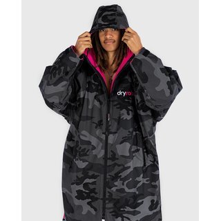 DRYROBE Advance Long Sleeve Schwarz Camo Pink M