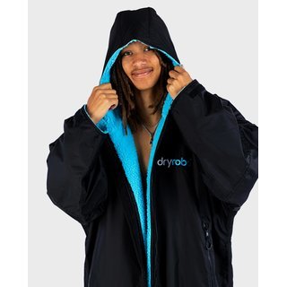DRYROBE Advance Long Sleeve Schwarz Blau XXL