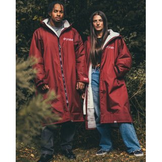 DRYROBE Advance Long Sleeve Burgunder Grau  S