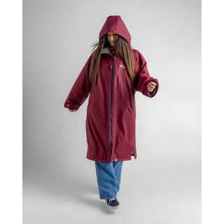 DRYROBE Advance Long Sleeve Burgunder Grau XS