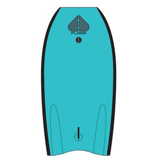 FLOOD Bodyboard Usurper 44 Graphit Aqua