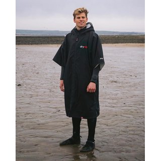 DRYROBE Advance Short Sleeve Schwarz Grau L