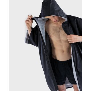 DRYROBE Advance Short Sleeve Schwarz Grau S