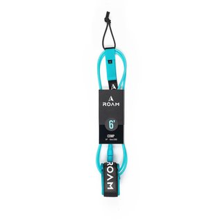ROAM Surfboard Leash Comp 6.0 183cm 6mm Dark Teal