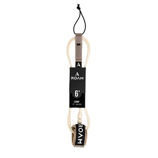 ROAM Surfboard Leash Comp 6.0 183cm 6mm Sand
