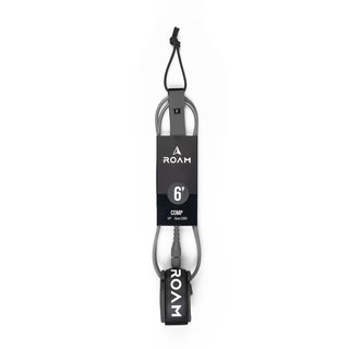 ROAM Surfboard Leash Comp 6.0 183cm 6mm Grau