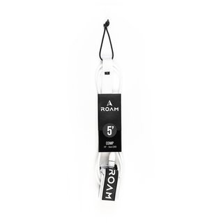 ROAM Surfboard Leash Comp 5.0 Weiss