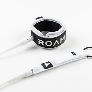 ROAM Surfboard Leash Comp 5.0 Weiss