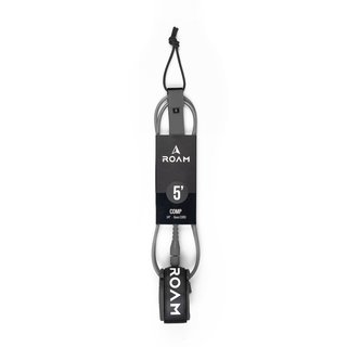 ROAM Surfboard Leash Comp 5.0 152cm 6mm Grau