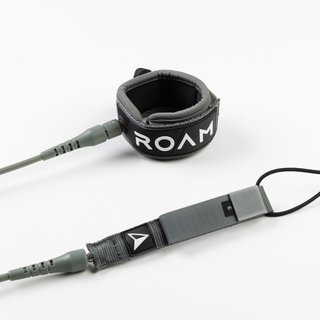 ROAM Surfboard Leash Comp 5.0 152cm 6mm Grau