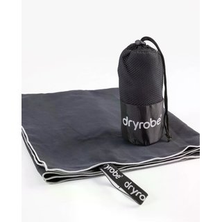 DRYROBE Mikrofaserhandtuch Schwarz 80x130cm