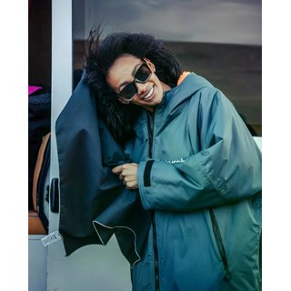 DRYROBE Mikrofaserhandtuch Schwarz 80x130cm