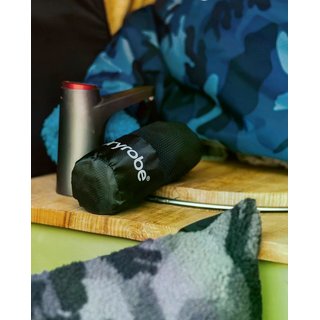 DRYROBE Mikrofaserhandtuch Schwarz 80x130cm