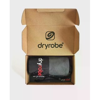 DRYROBE Mikrofaserhandtuch Schwarz 80x130cm