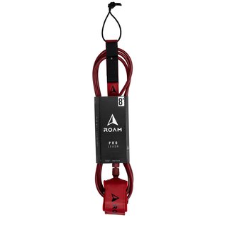 ROAM Surfboard Leash PRO 8.0 Dunkelrot