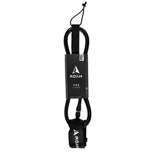 ROAM Surfboard Leash PRO 8.0 Schwarz