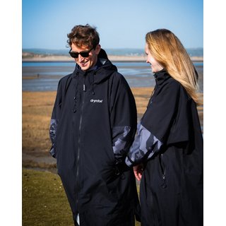 DRYROBE Tech-Lite Long Sleeve Schwarz Camo S