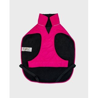 DRYROBE Dog Coat Hundemantel Pink Schwarz XXXL