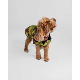 DRYROBE Dog Coat Hundemantel Gr�n Camo XXXL