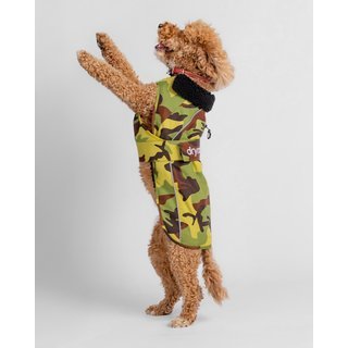 DRYROBE Dog Coat Hundemantel Gr�n Camo XXXL