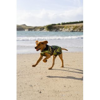 DRYROBE Dog Coat Hundemantel Gr�n Camo XXXL