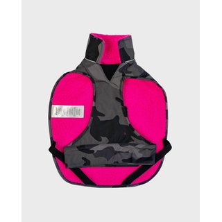 DRYROBE Dog Coat Hundemantel SchwarzCamo Pink XXXL
