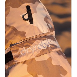 DRYROBE Dog Coat Hundemantel Sand Camo M