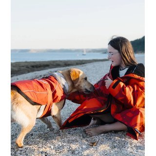 DRYROBE Dog Coat Hundemantel Burnt Orange L