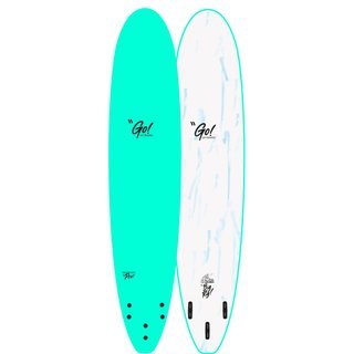 GO Surfboard Safety Soft Pro 9.0 Green Marble