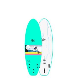 GO Surfboard Safety Soft Pro 5.6 Green Marble
