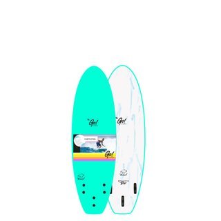 GO Surfboard Safety Soft Pro 4.11 Green Marble