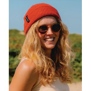 DRYROBE Waffle Beanie Strickm�tze Blunt Orange