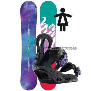 Burton Snowboard Set Feather 155 Snowboard mit Burton Citizen Black Bindung M ( 36,5 - 40 )