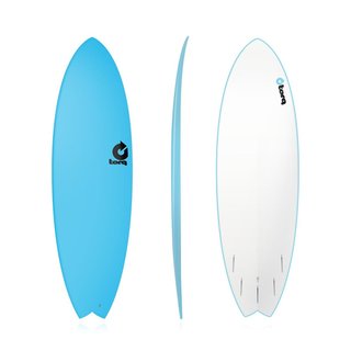 Surfboard TORQ Softboard 5.11 Fish Blue