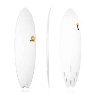 Surfboard TORQ Epoxy TET 6.10 Fish Weiss
