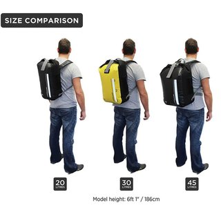 OverBoard wasserdichter Rucksack 20 Liter Gelb